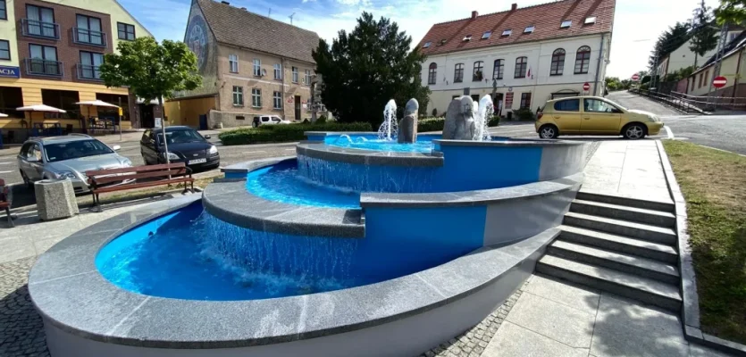 Natysk polimocznika na zbiornik wody pitnej Rzecin Zdroje Szpital (1)